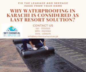 waterproofing in Karachi