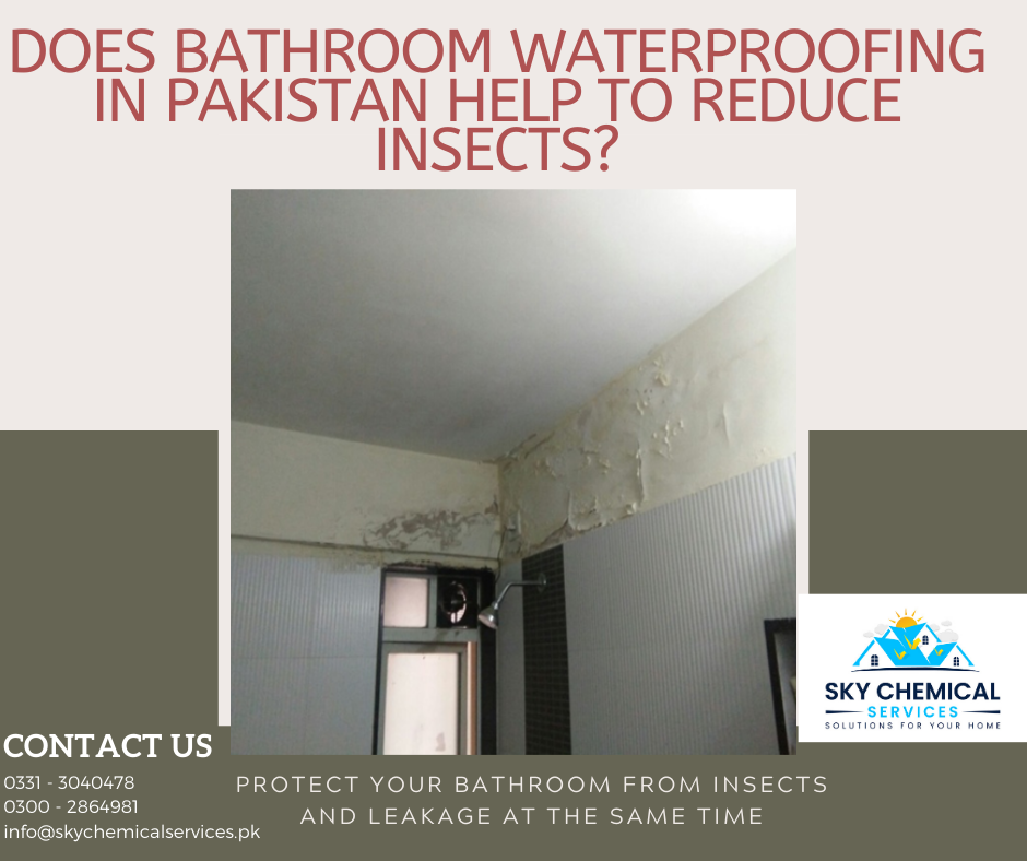 bathroom waterproofing in Pakistan | wall seepage treatment in pakistan | bathroom leakage repair in lahore | bathroom seepage solution | bathroom roof leakage | sky chemical services