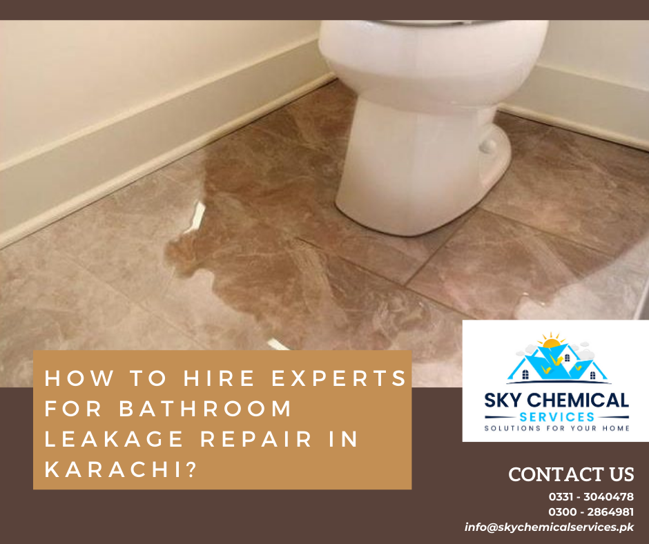 How to Hire a pro for bathroom leakage repair in Karachi? Sky Chemical