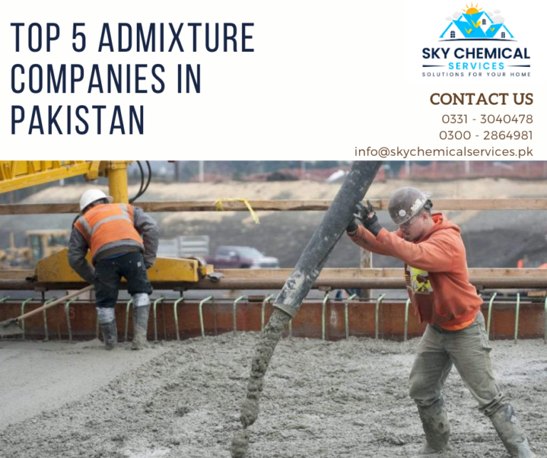 Top 5 admixture companies in Pakistan Sky Chemical Services