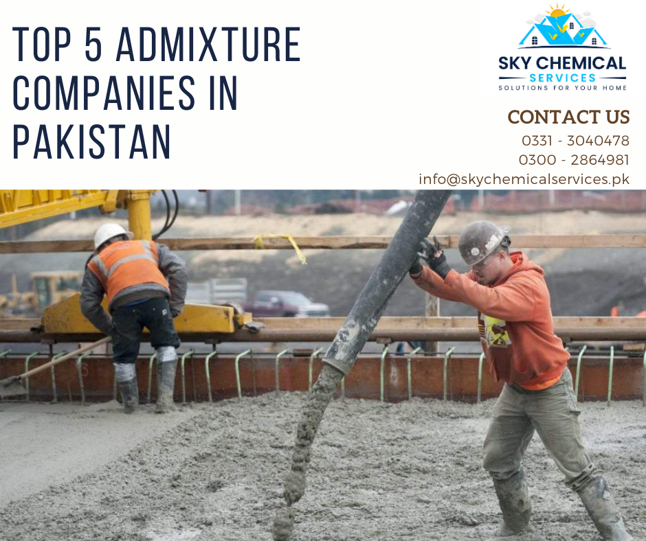 admixture companies in Pakistan | types of admixtures available in pakistan | concrete admixtures in pakistan | admixture price in pakistan | waterproofing companies in pakistan | sky chemical services