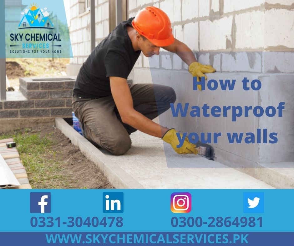 How to Waterproof your Walls with best waterproofing chemicals.