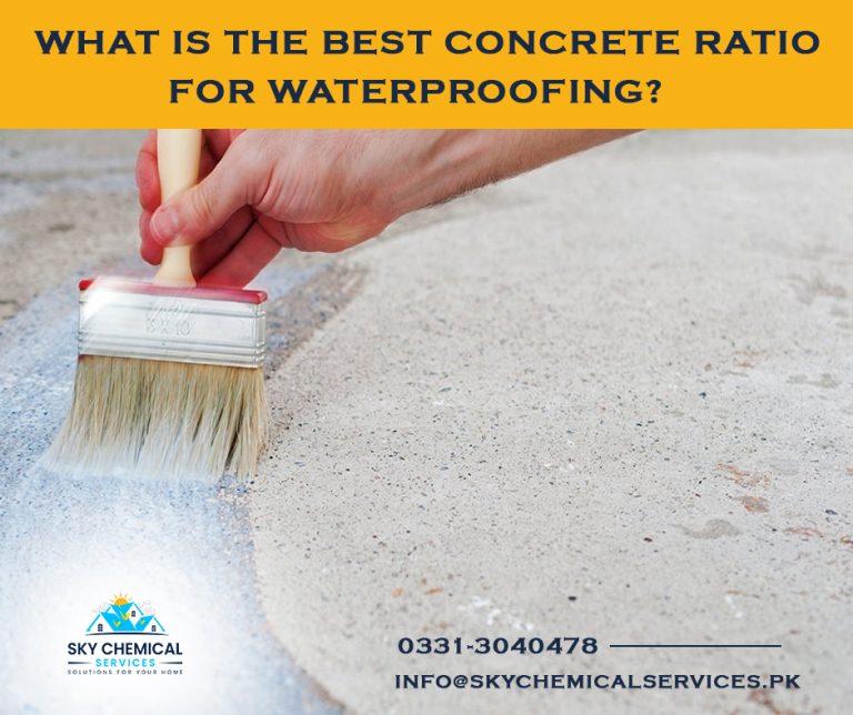 What is the best Concrete Ratio for Waterproofing?