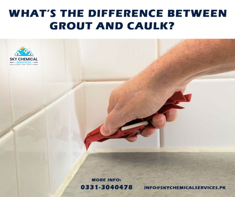 What's the difference between Grout and Caulk?