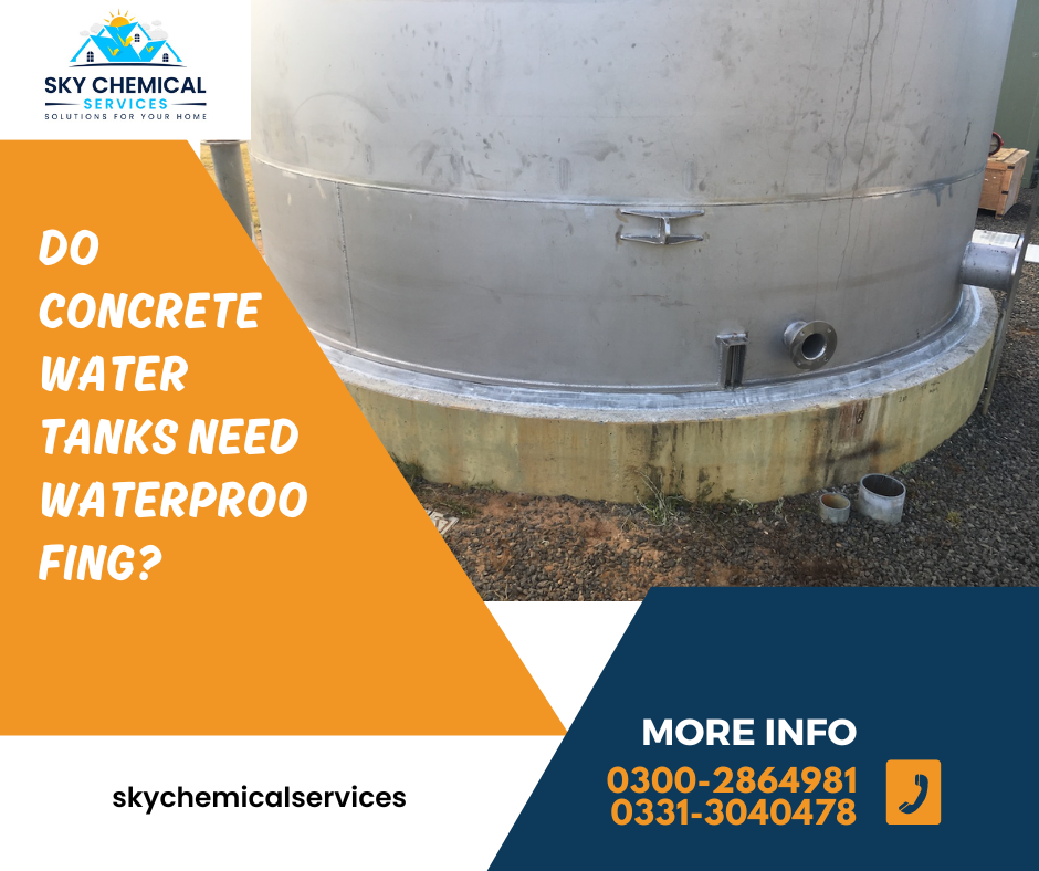 Concrete water tanks