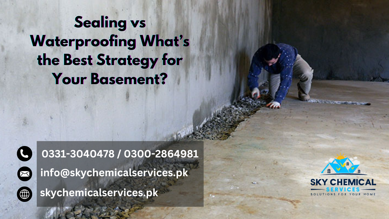 basement sealing and waterproofing