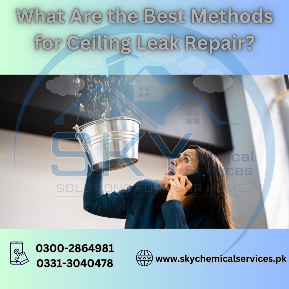 ceiling leak repair