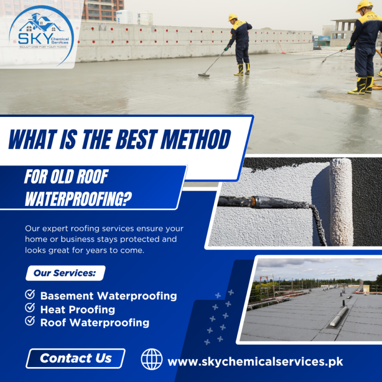 old roof waterproofing