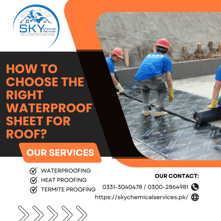 waterproof sheet for roof