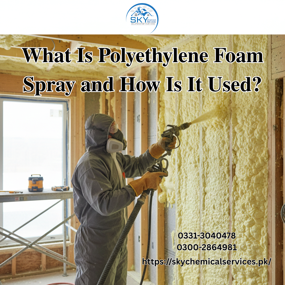 polyethylene foam spray
