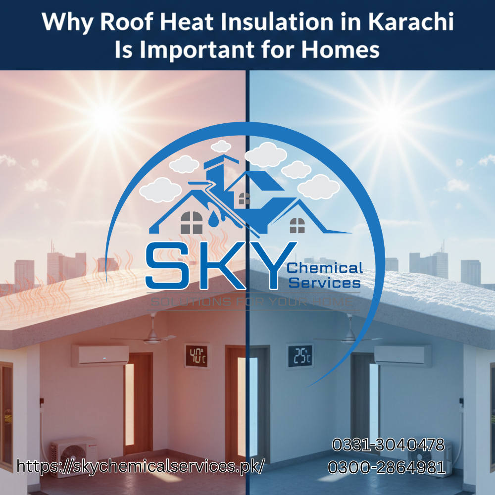 roof heat insulation karachi