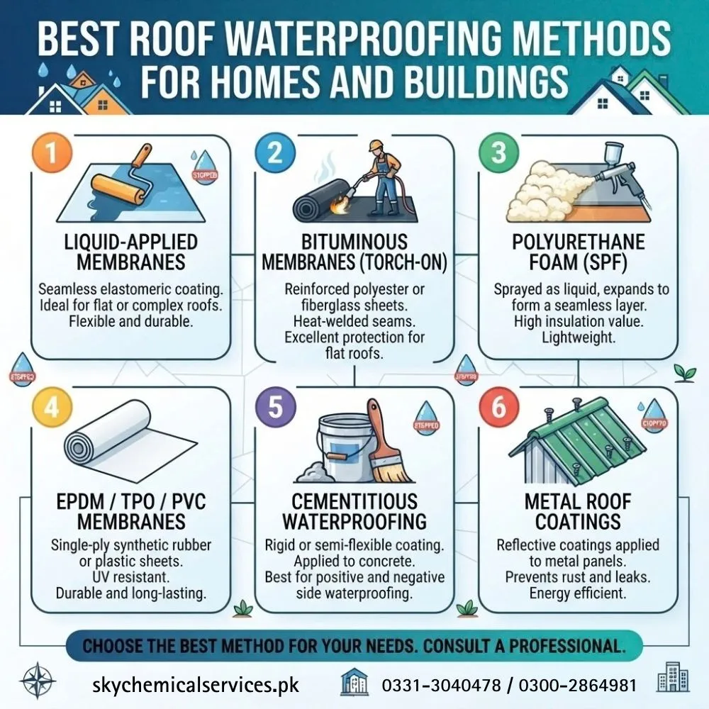 waterproof roofs